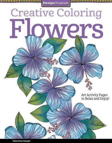 CREATIVE COLOURING BOOK FLOWERS ZOOP - Valentina Harper