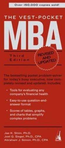 The Vest-Pocket MBA - Joel G. Siegel