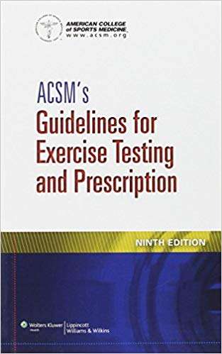 ACSM GUIDELINES FOR EXERCISE TES SECONDHAND - ACSM