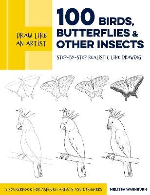 Draw Like an Artist: 100 Birds, Butterflies, and Other Insects: Step - Melissa Washburn