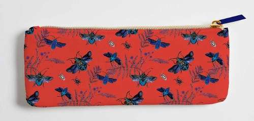 Art of Nature: Beetles Pencil Pouch - Insight Editions