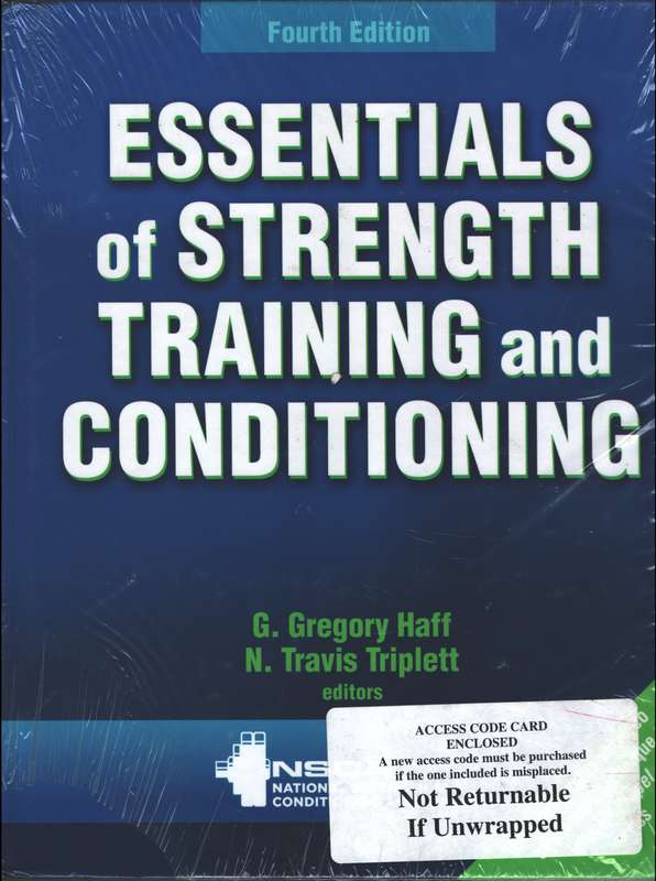 ESSENTIALS OF STRENGTH TRAINING 4ED - HAFF