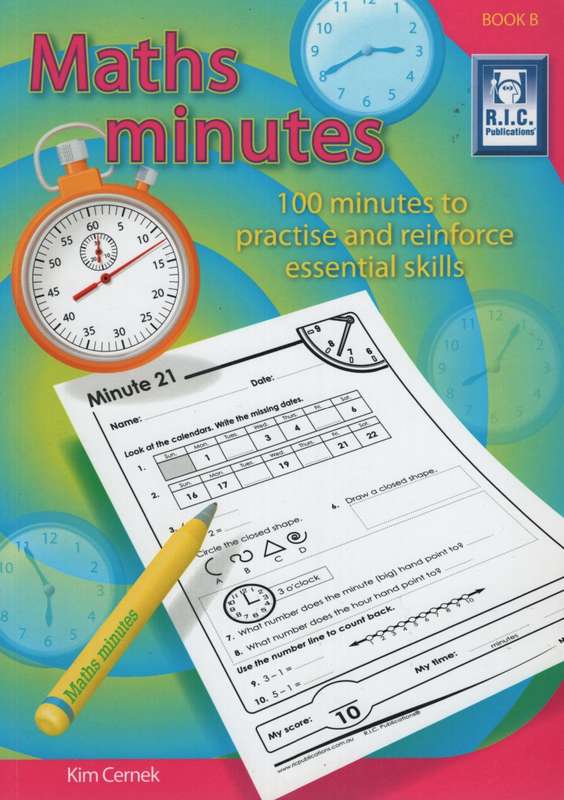 MATH MINUTES BOOK B - RIC