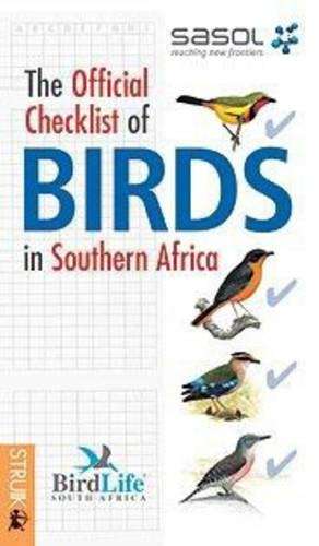 Official Checklist of Birds in Southern Africa - Birdlife South Africa