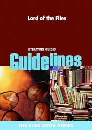Lord of the flies : Gr 12: Literature guide - GUIDELINES