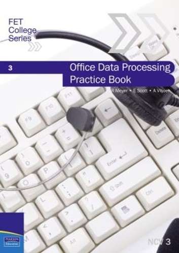 Office Data Processing: Textbook Fet level 3 - R. Meyer