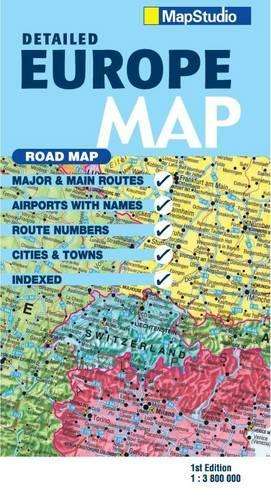 Road map Europe - MAPSTUDIO