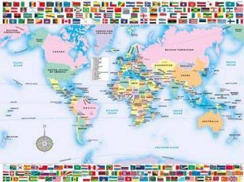 300 piece world jigsaw puzzle - PUZZLE