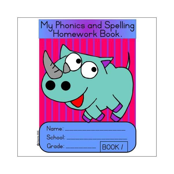 My Phonics and Spelling Homework Book: Book - DEPICTA