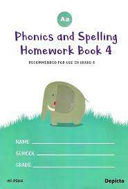 My phonics and spelling homework: Book 4: Gr 4 - DEPICTA
