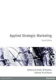 APPLIED STRATEGIC MARKETING 4ED 2H SECONDHAND - JOOSTE,CJ