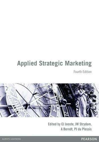 Applied Strategic Marketing - JOOSTE,CJ