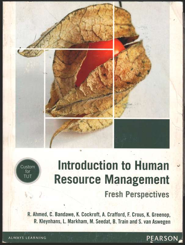 INTRO TO HRM FRESH PERSPECTIVE - AHMED,R