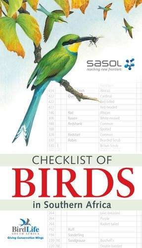 Sasol Checklist of Birds in Southern Africa - Birdlife South Africa