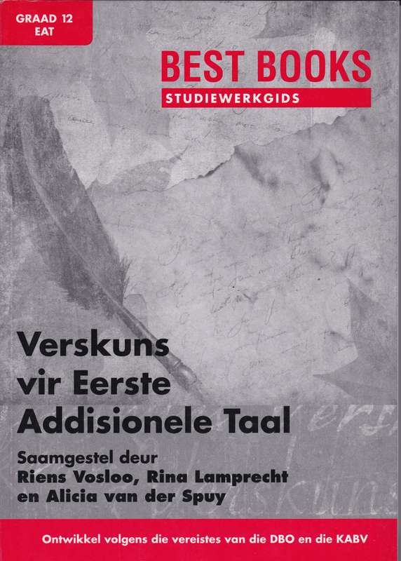 BB SG VERSKUNS EAT GR 12 SECONDHAND - BB