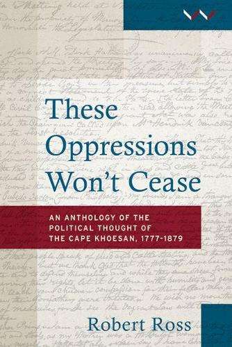 These oppressions won't cease - Robert Ross