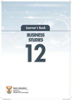 STUDYING BUSINESS STUDIES GR12 - BS-GR12