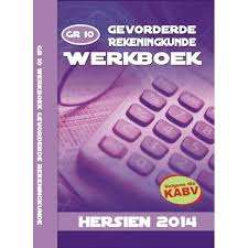 GEVORDERDE REKENINGKUNDE GR10 WB - ACC-GR10