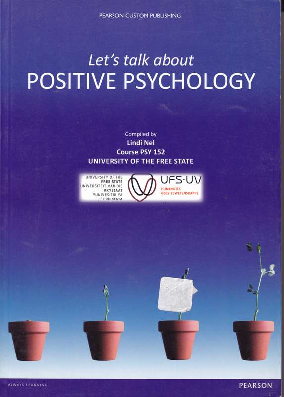 LETS TALK POSITIVE PSYCHOLOGY SECONDHAND - NEL,L