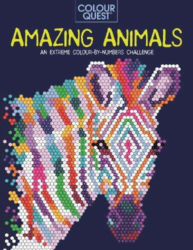 Colour QuestÂ®: Amazing Animals: An Extreme Colour by Numbers Challe - Lauren Farnsworth