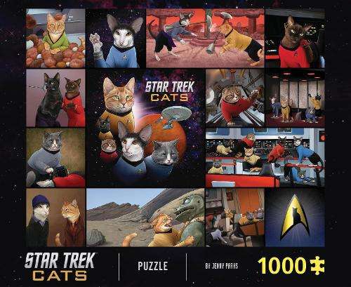 Star Trek Cats 1000-Piece Puzzle - Chronicle Books