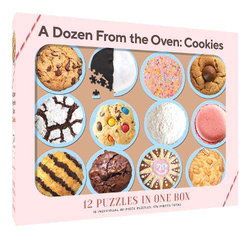 12 Puzzles in One Box: A Dozen from the Oven: Cookies - Chronicle Books