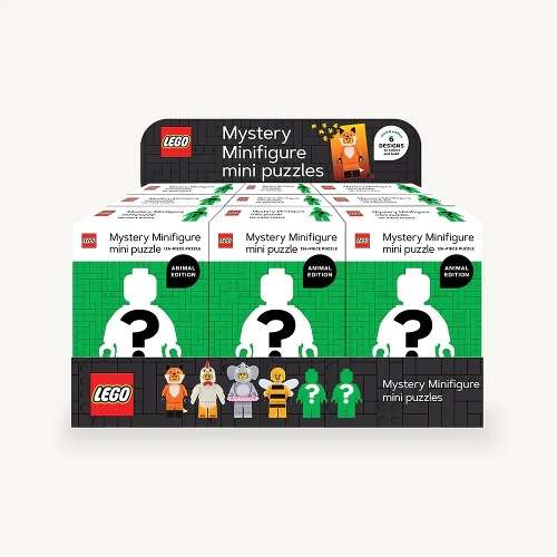 LEGO Mystery Minifigure Puzzles 12 Copy CDU (GREEN: Animal Edition) - LEGO