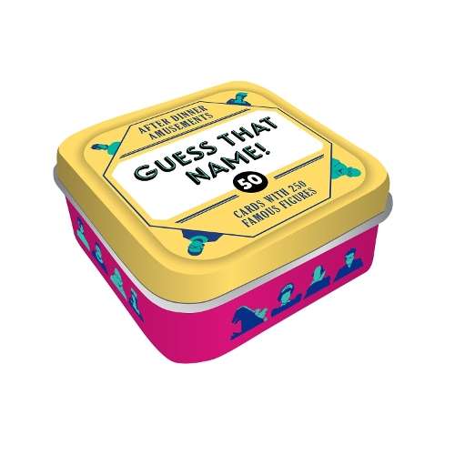 After Dinner Amusements: Guess That Name!: 50 Cards with 250 Famous  - Chronicle Books