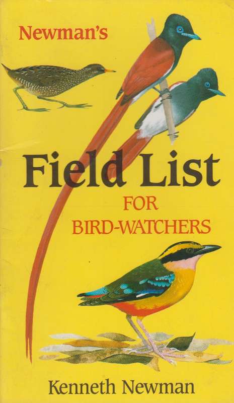 Newman's Fieldlist for Birdwatchers - Kenneth Newman