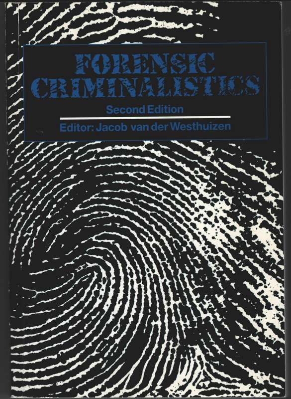 Forensic Criminalastics 1996 - VANDERWESTHUIZEN