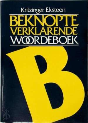 Beknopte Verklarende Woordeboek - EKSTEEN