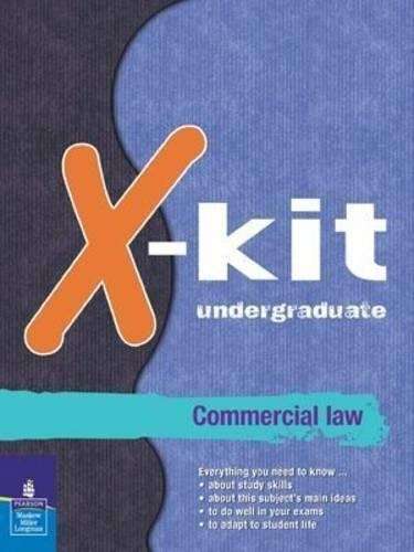 X-kit Undergradute Commercial Law - A. Govindjee