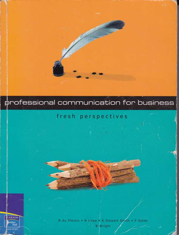 PROFESSIONAL COMMUNICATION FOR BUSI SECONDHAND - DUPLESSIS,N