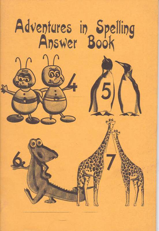 Adventures in spelling: Answer book - MRPUBLISHER