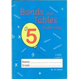 Bonds and Tables Made Easy: Workbook 5 - MRPUBLISHERS