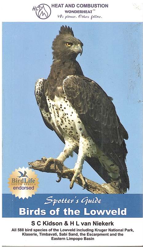 SPOTTERS GUIDE TO BIRDS OF THE LOWVELD SECONDHAND - KIDSON,S