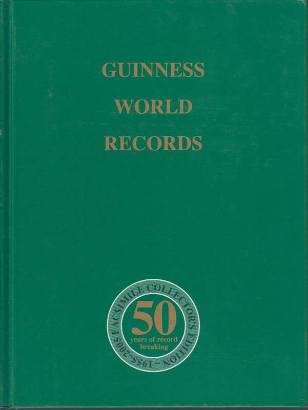 GUINNESS WORLD RECORDS 50 YEAR FACSIMILE SECONDHAND - GUINNESS