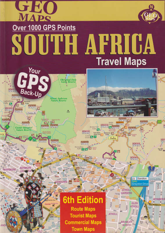 Over 1000 GPS Points South Africa travel maps SECONDHAND - Jody Morrison