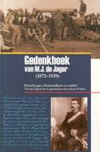 GEDENKBOEK VAN MJ DE JAGER 1872 1939 SECONDHAND - DEJAGER,M