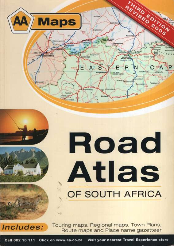 Road Atlas of South Africa. Second-hand SECONDHAND - AA Motorists Association