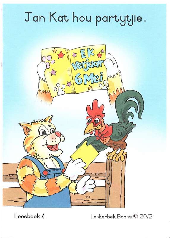 JAN KAT HOU PARTYTJIE LEESBOEK 4 - LEKKERBEK-AFRIKAANS