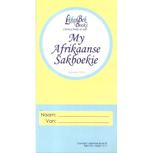 MY AFRIKAANSE SAKBOEKIE - LEKKERBEK-BOOKS