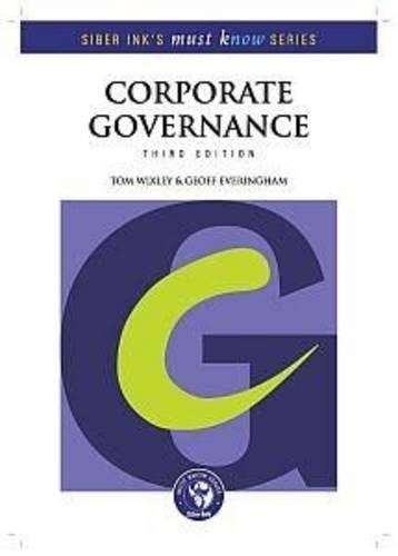 Corporate Governance - Tom Wixley