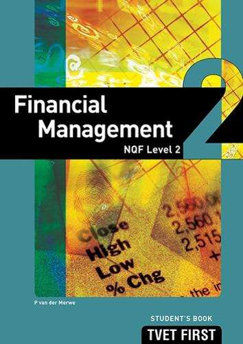 FET first financial management: NQF level 2: Student's book - X