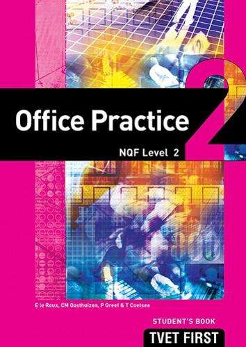 FET first office practice: NQF level 2: Student's book - LEROUX
