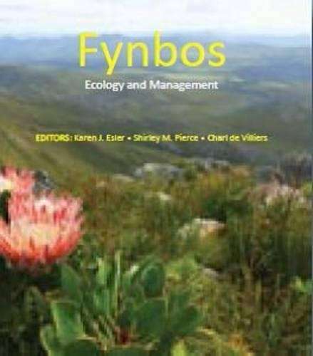 Fynbos - ecology and management - ESLER, KAREN J