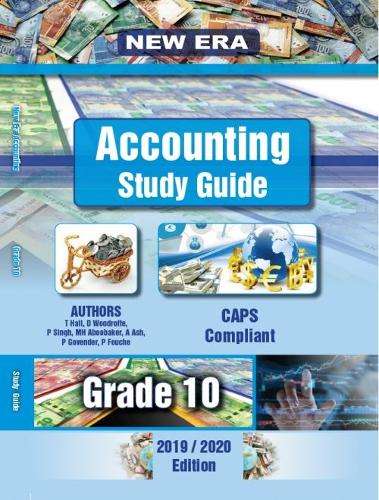 New Era accounting: Gr 10 - 11: Study guide - NEW-GENERATION