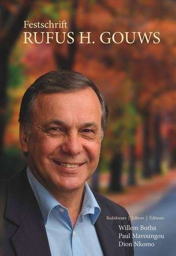 Festschrift Rufus H. Gouws - BOTHA,W