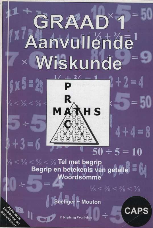 AANVULLENDE WISKUNDE GR1 SECONDHAND - MATHS-GR1