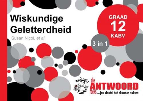 ANTWOORD WISK GELET GR 12 3IN1 SECONDHAND - ANSWERSERIES